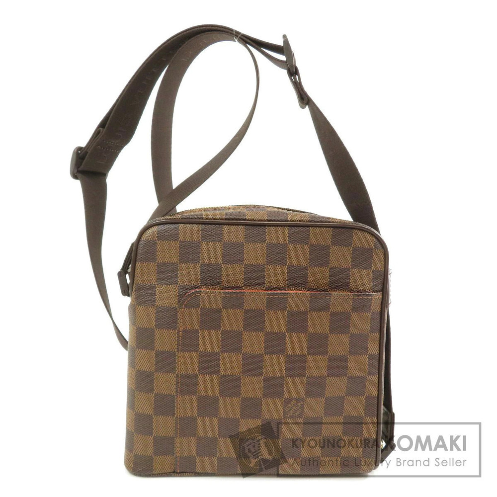 Louis Vuitton Olaf Damier Canvas Shoulder Bag Brown